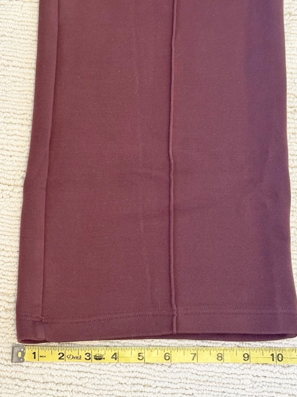 VARLEY The Wide Leg Women’s S Brown Pants Doublesoft Knit 28” Inseam Travel Soft - Picture 11 of 16